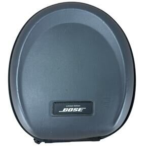 Bose QuietComfort QC15 Limited Edition Case Blue Travel Shell Airplane Adapter